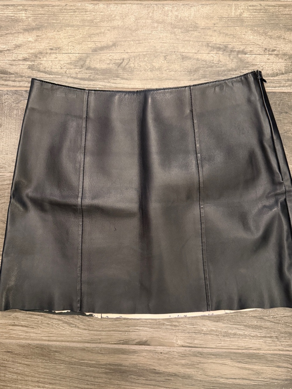 Alexander Wang Black Faux Leather Mini Skirt